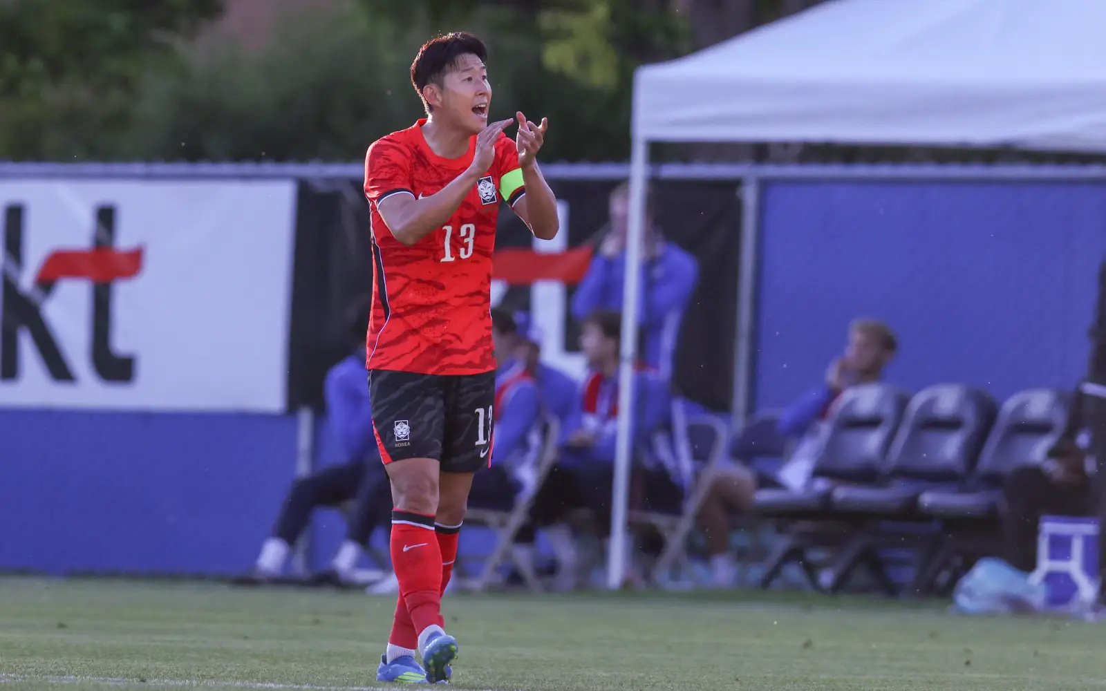 Son on track for World Cup with double in 5-0 South Korea win