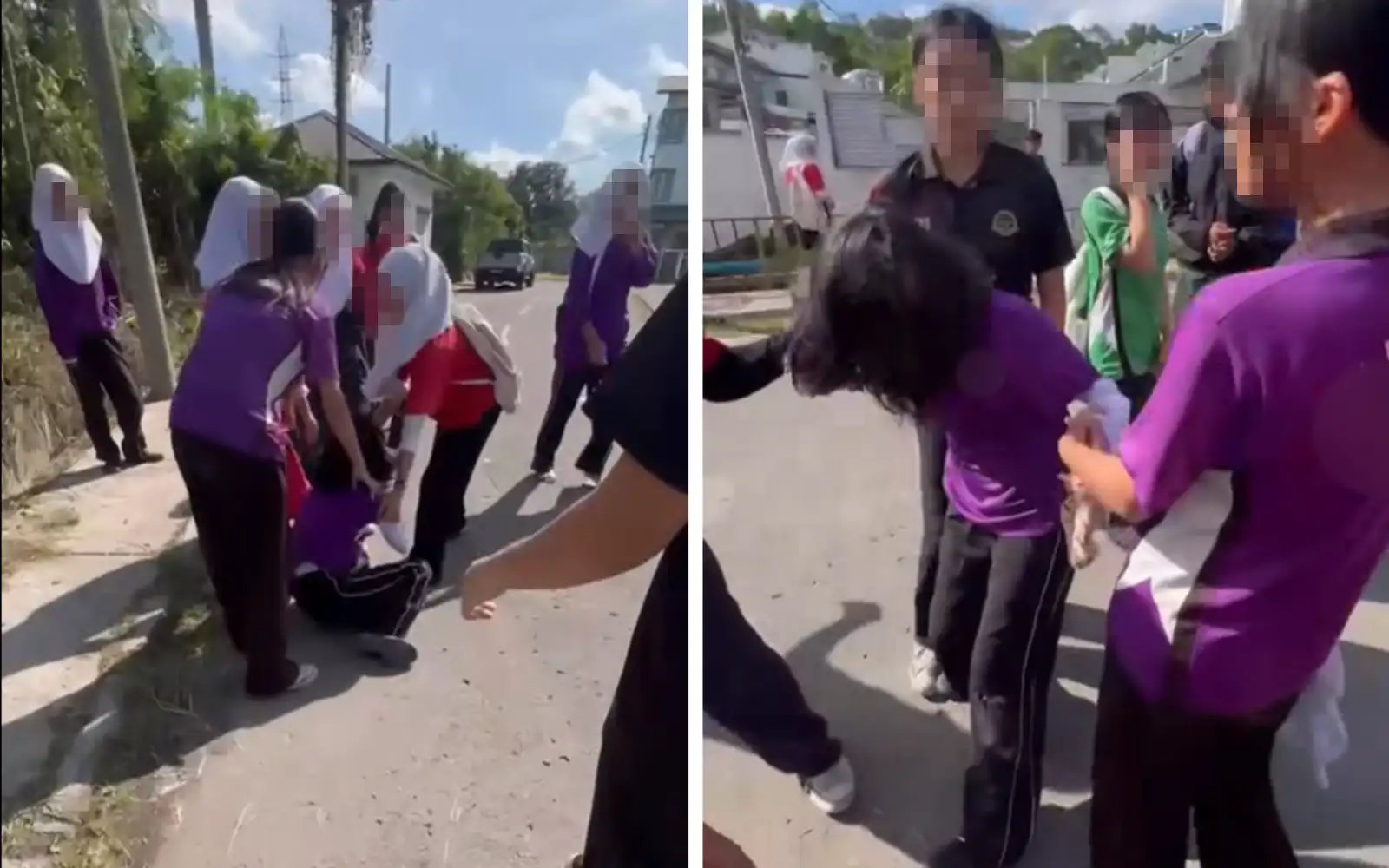 Budak perempuan dipukul beramai-ramai di Kota Kinabalu