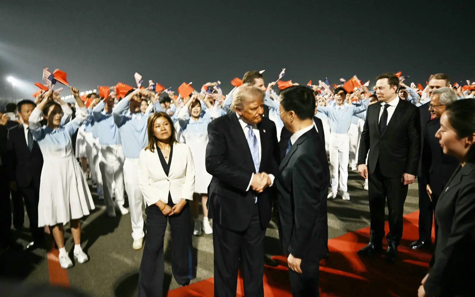 Trump arrives in China for superpower summit with Xi