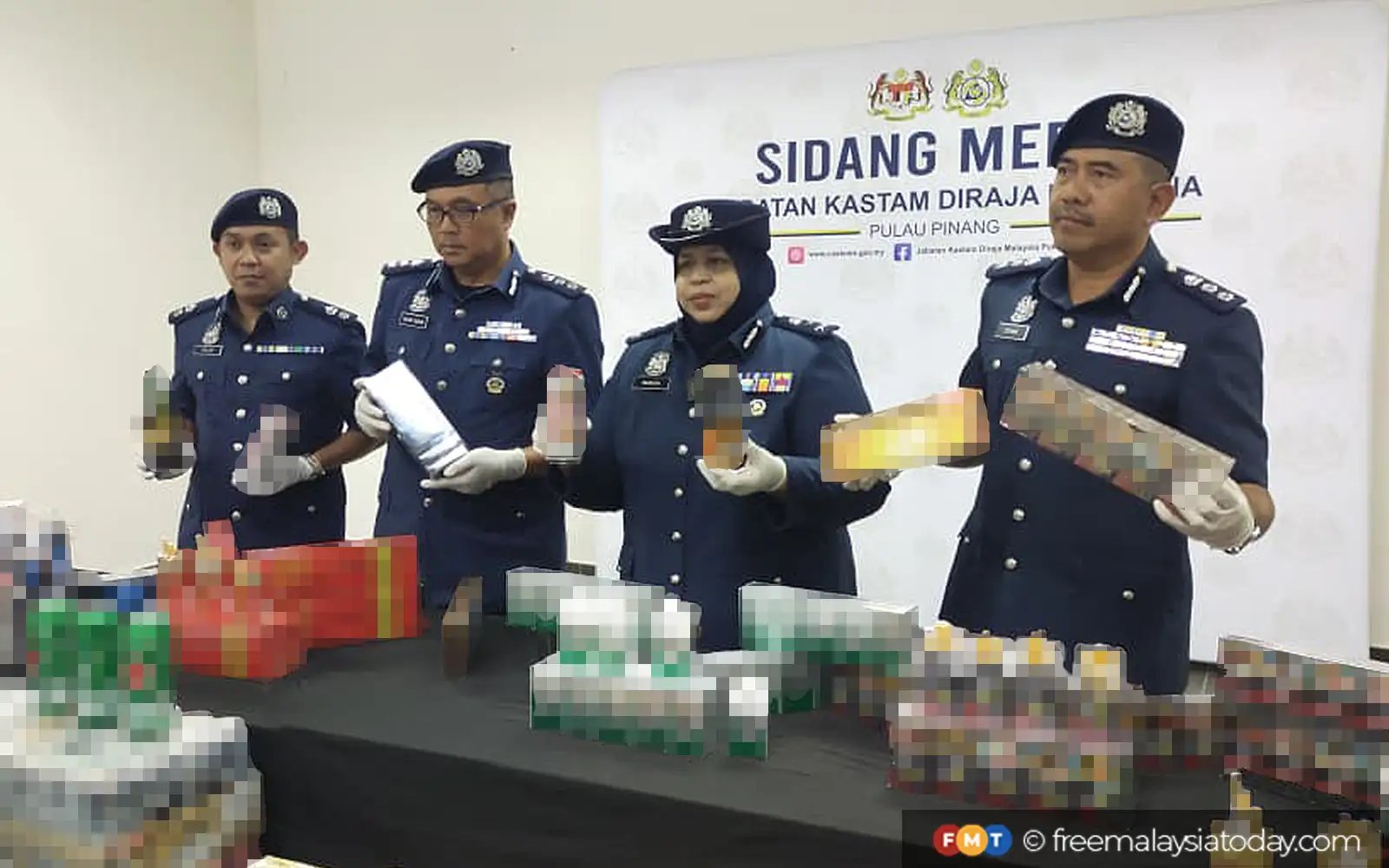 Nearly RM3.95mil worth of untaxed liquor, cigarettes seized in Penang raids