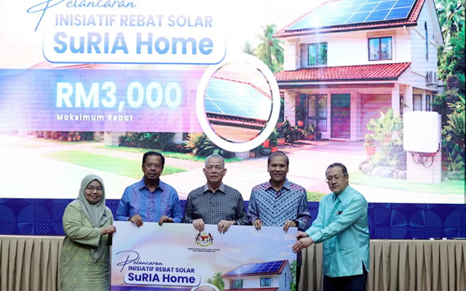 Rebat hingga RM3,000 untuk pengguna domestik pasang sistem solar