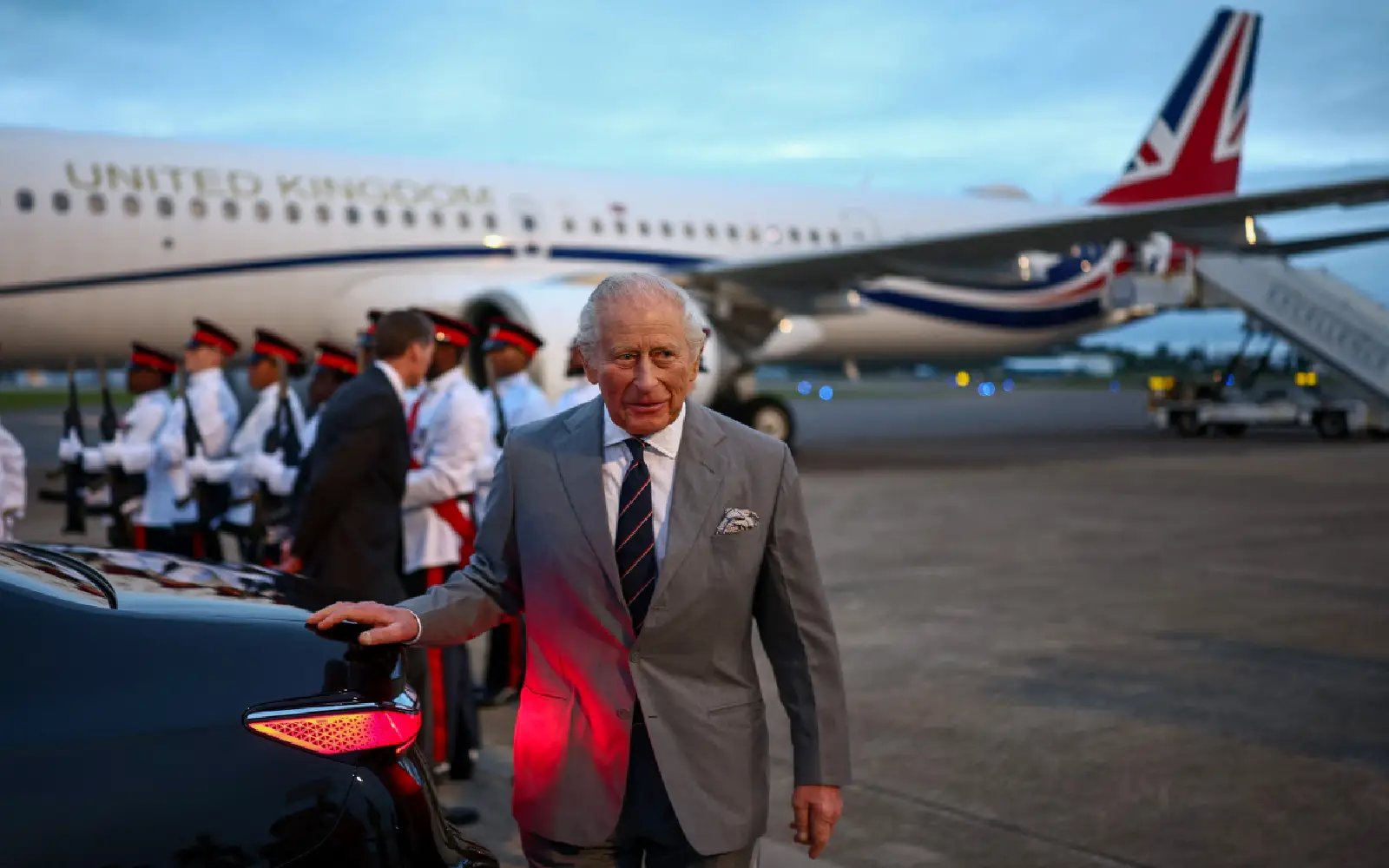 King Charles arrives in Bermuda after whirlwind US visit