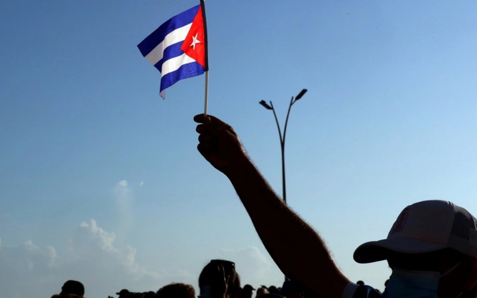 Cubans gather before US embassy in Havana to protest Raul Castro’s indictment
