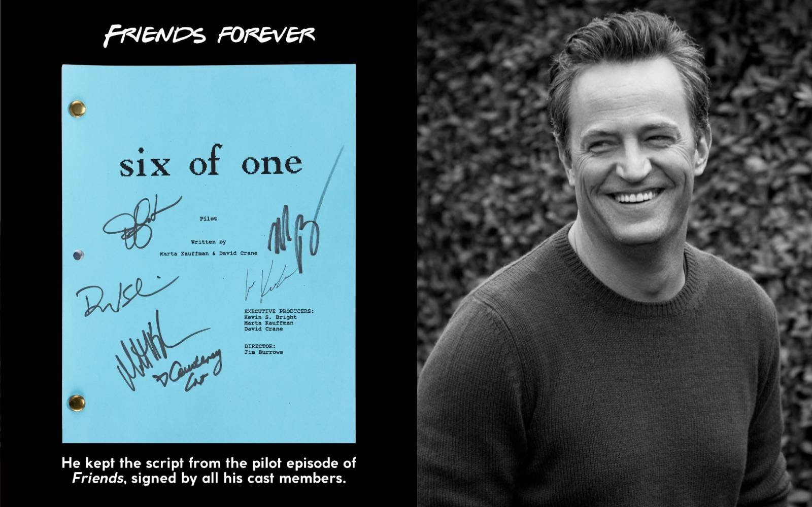 Matthew Perry’s memorabilia to be auctioned for charity