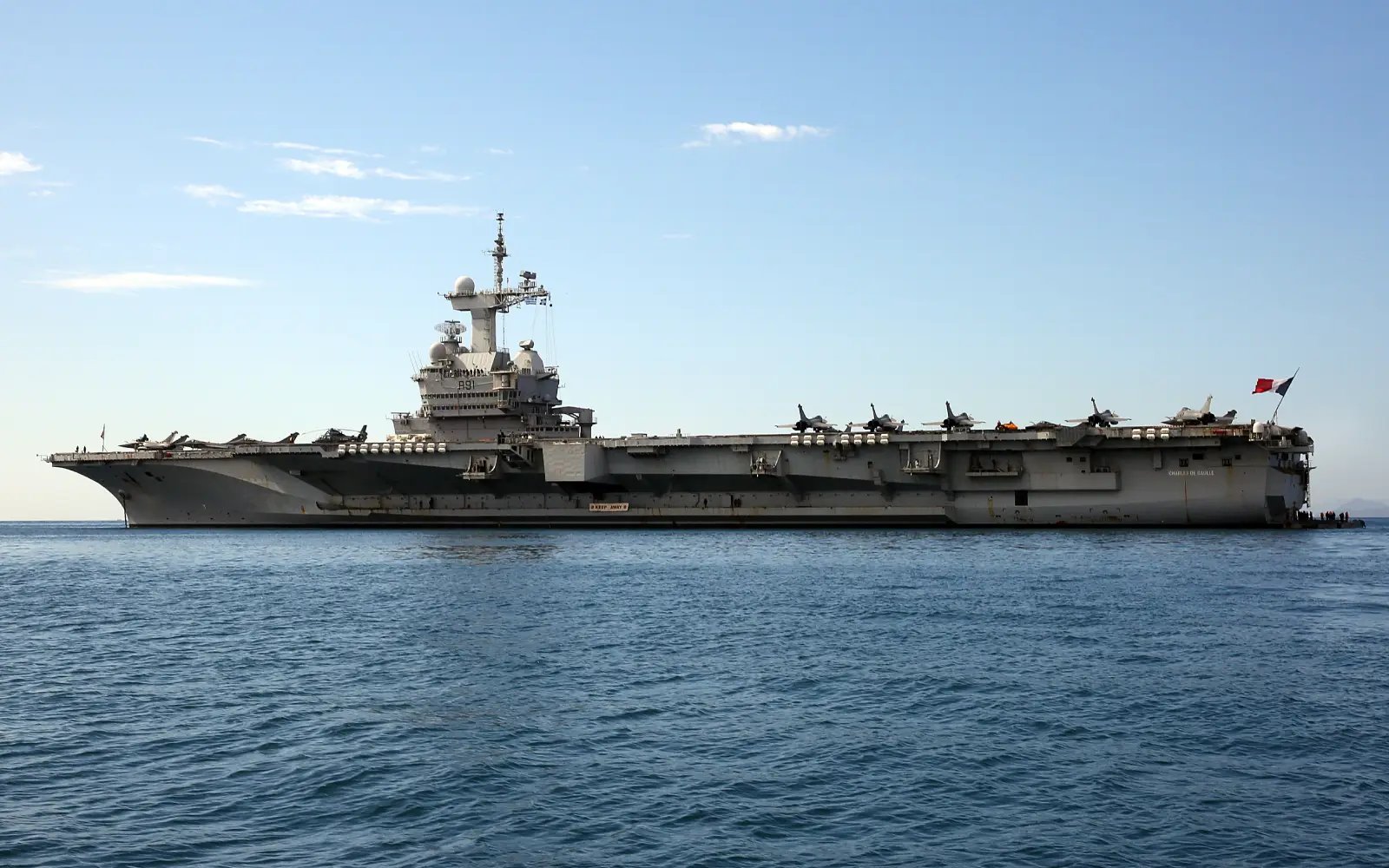 French aircraft carrier pre-positions for possible Hormuz mission