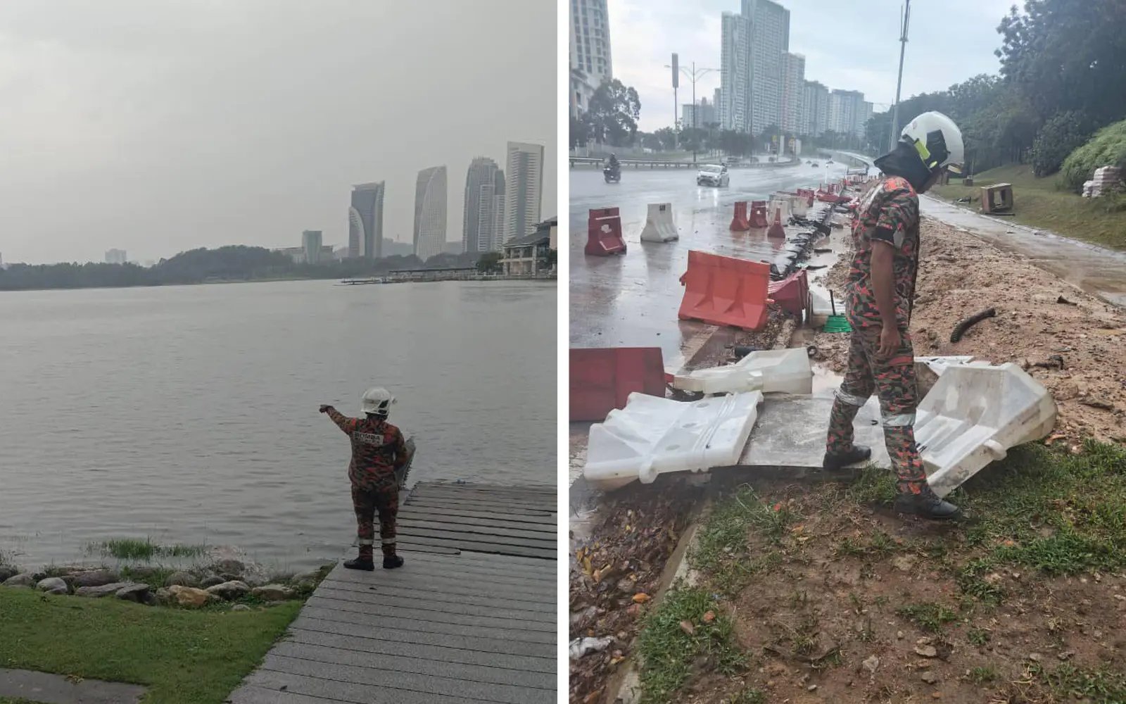 Flash floods hit several areas in Putrajaya