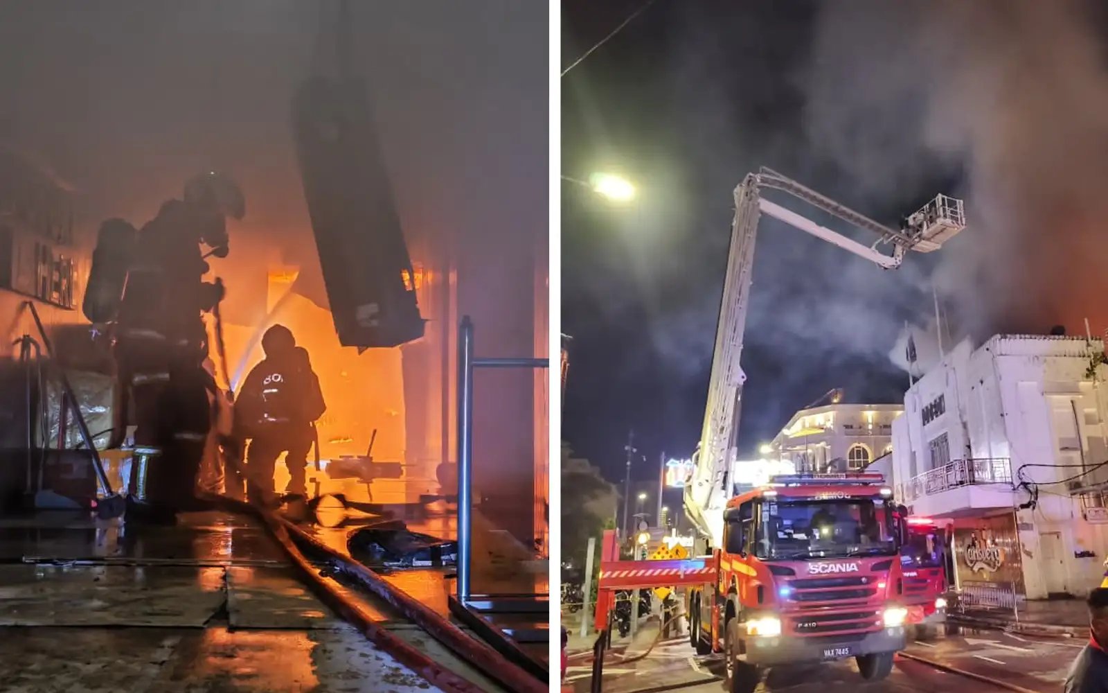 Penang’s Odeon cinema building catches fire