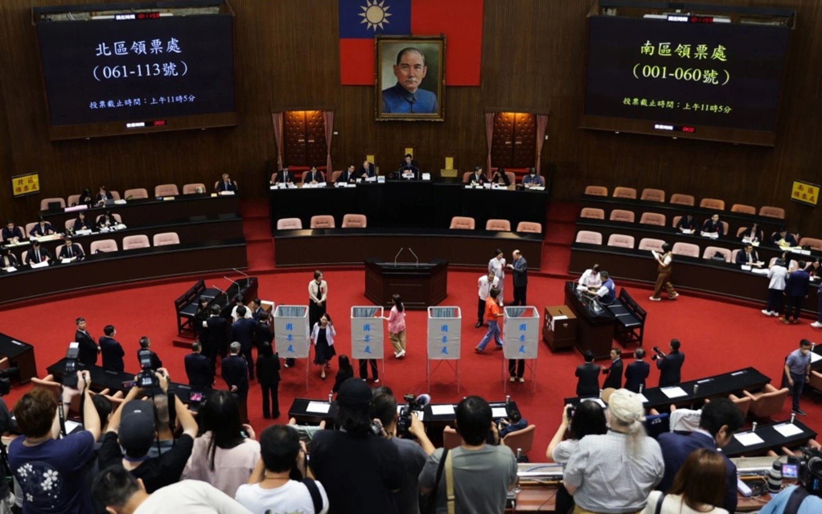 Taiwan opposition’s vote to impeach president fails