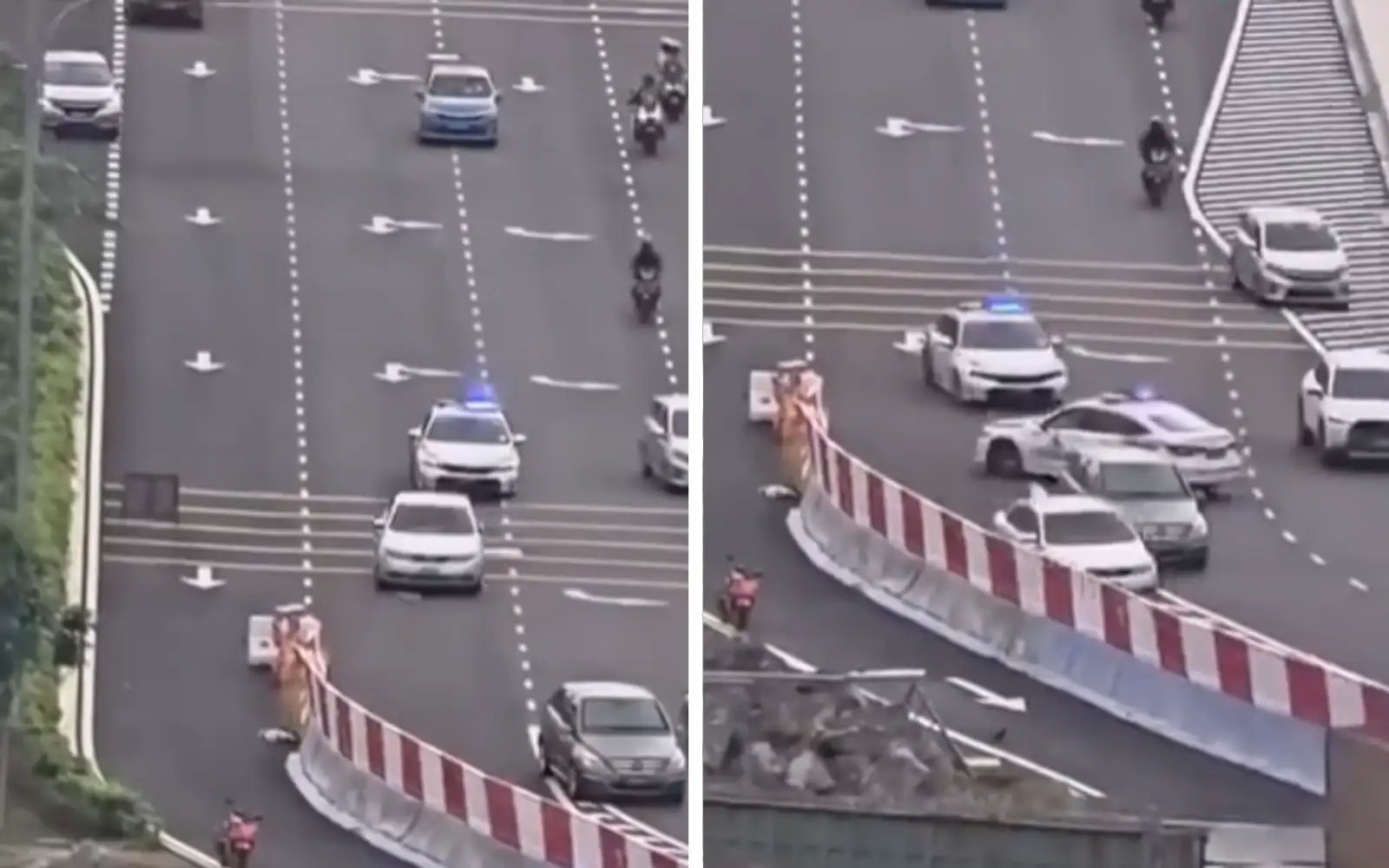 Cops track driver who hit 12 vehicles in 20km chase