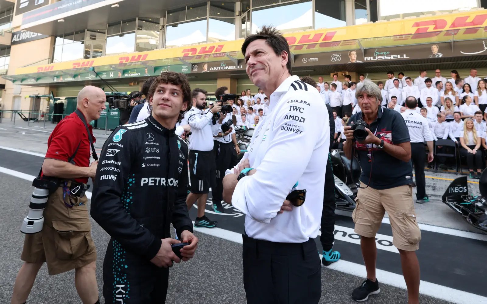 Wolff heralds Antonelli’s speed as teen joins Senna and Schumacher in record books