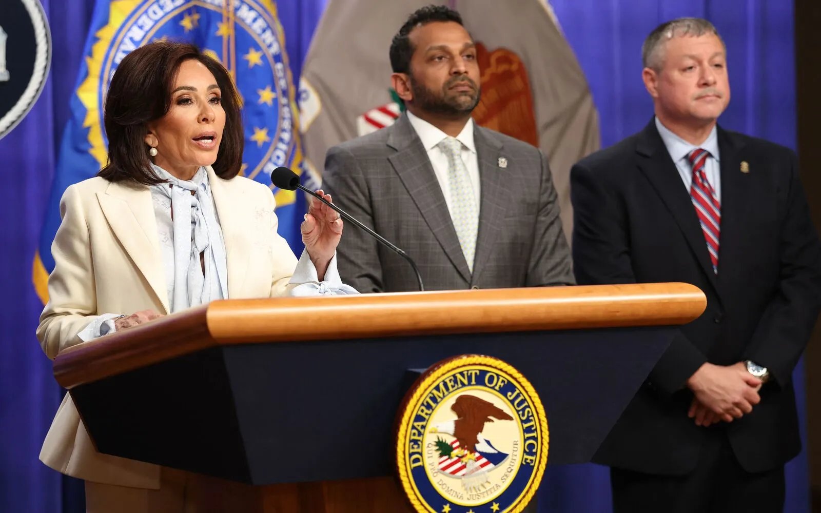 US attorney Pirro says officer was shot during White House correspondents’ dinner by suspect’s gun