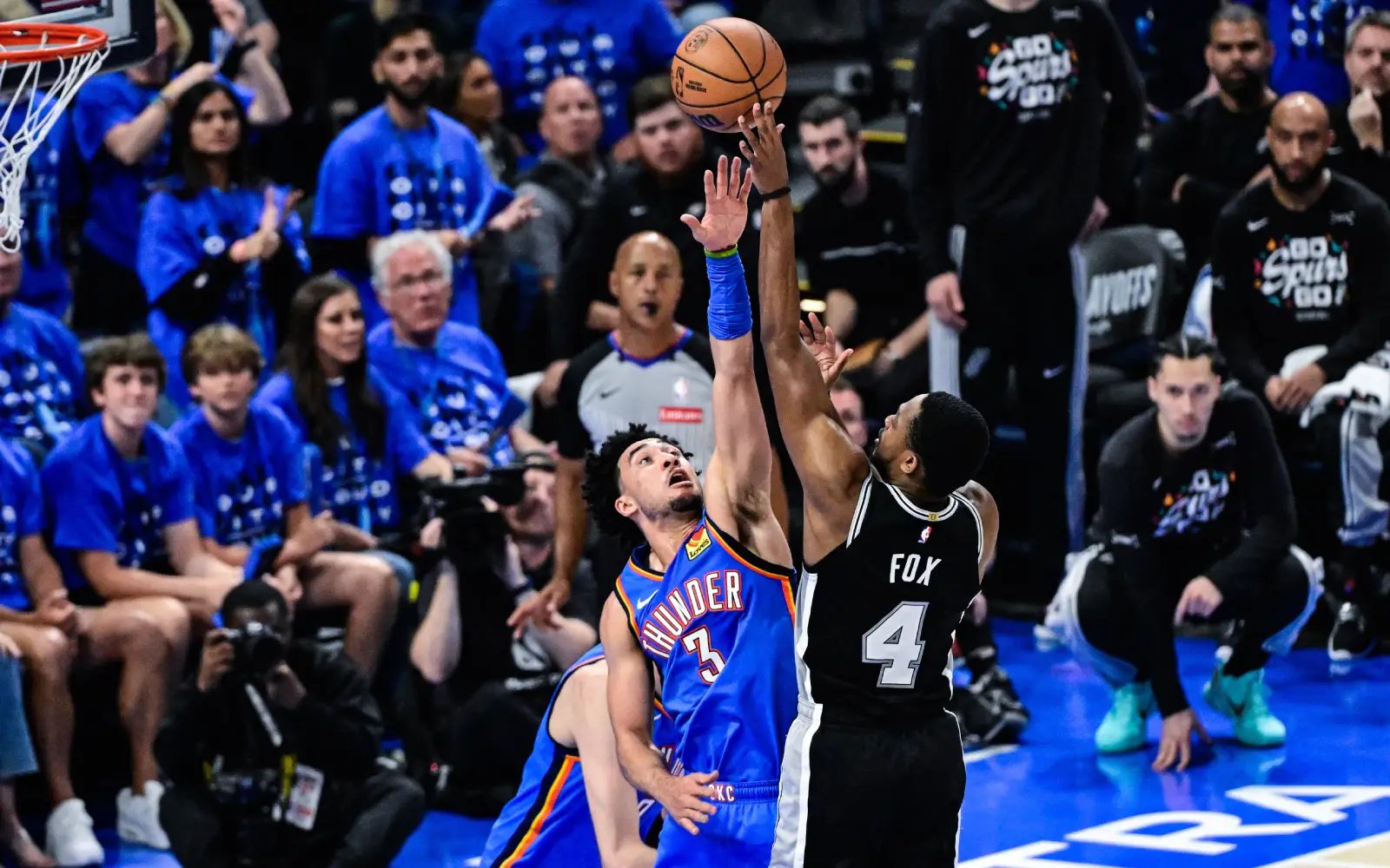 Spurs dethrone Thunder to reach NBA Finals against Knicks