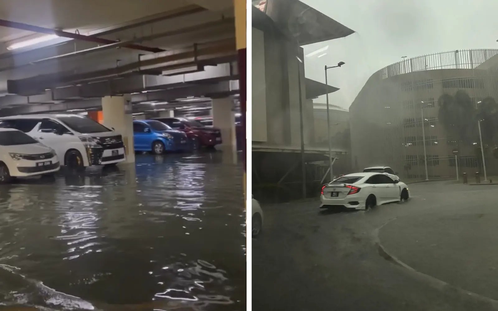 Pusat beli-belah di Putrajaya dinaiki air akibat hujan lebat