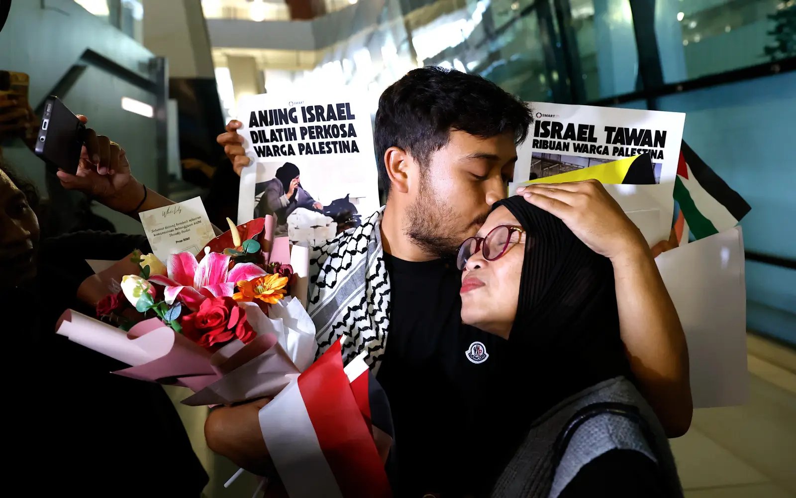 9 Indonesians in Gaza aid flotilla return home