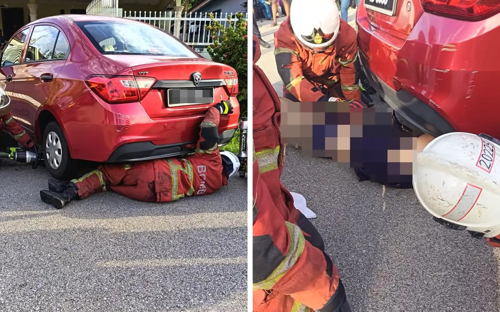 Man killed as car rolls over him on driveway