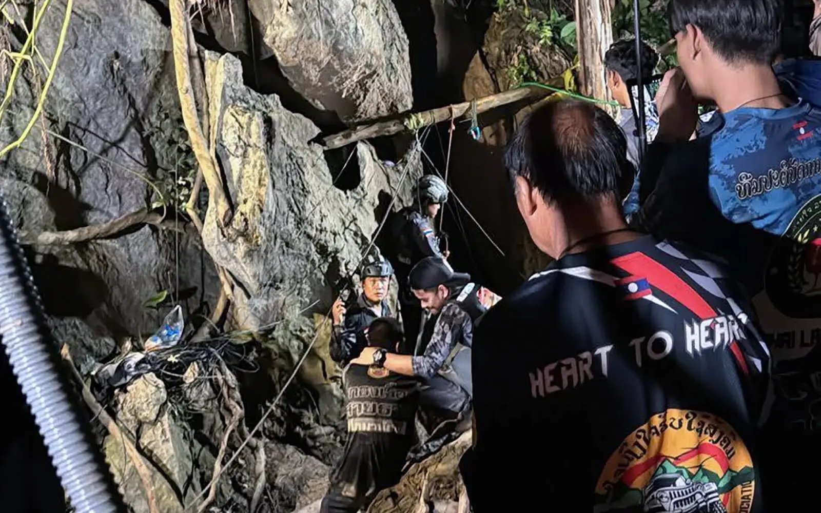 4 more men trapped in semi-submerged Laos cave freed