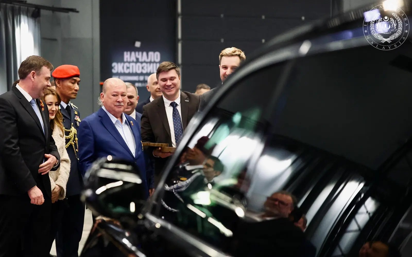 Russian carmaker Aurus gives flagship limousine to Agong