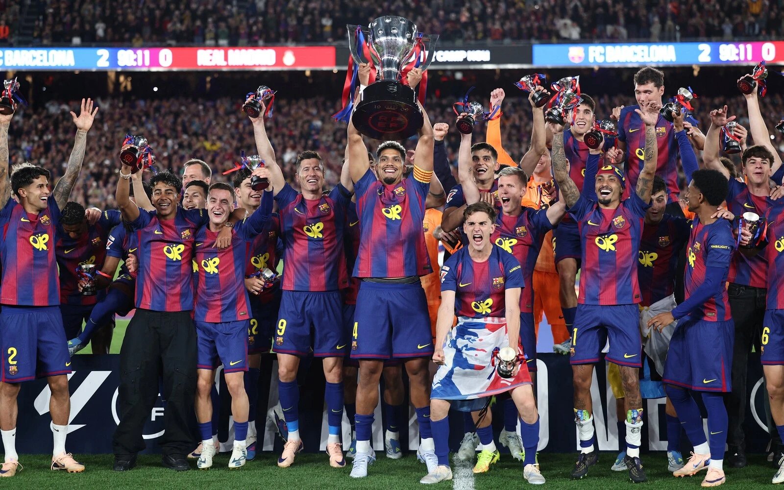 Barca claim La Liga title with Clasico win over Real Madrid