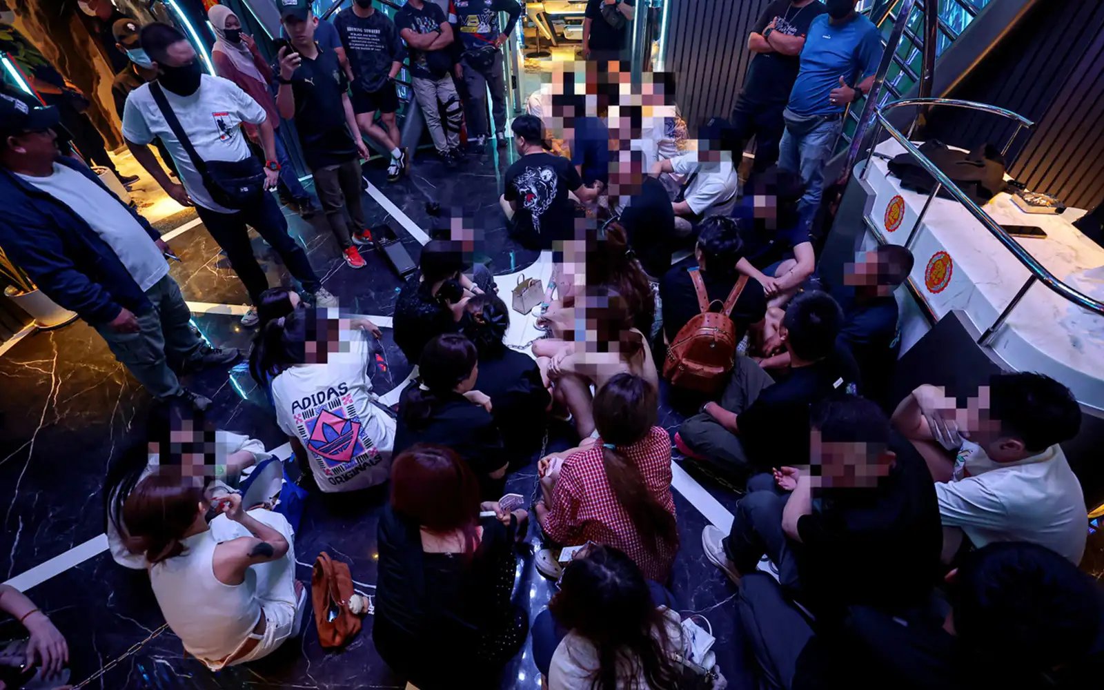 152 foreigners nabbed at entertainment centre catering to ‘VVIP’ clients