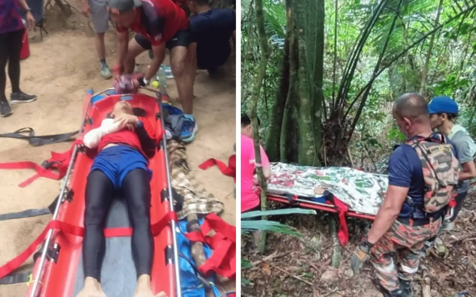 Singaporean suffers fractured arm coming down Gunung Datuk