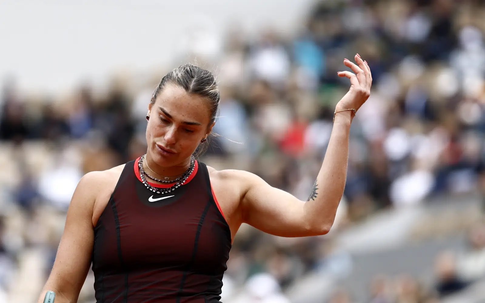 Sabalenka crumbles to French Open quarter-final defeat by Shnaider