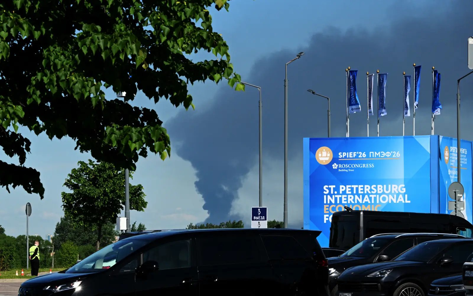 Ukrainian drones hit St. Petersburg as flagship economic forum opens