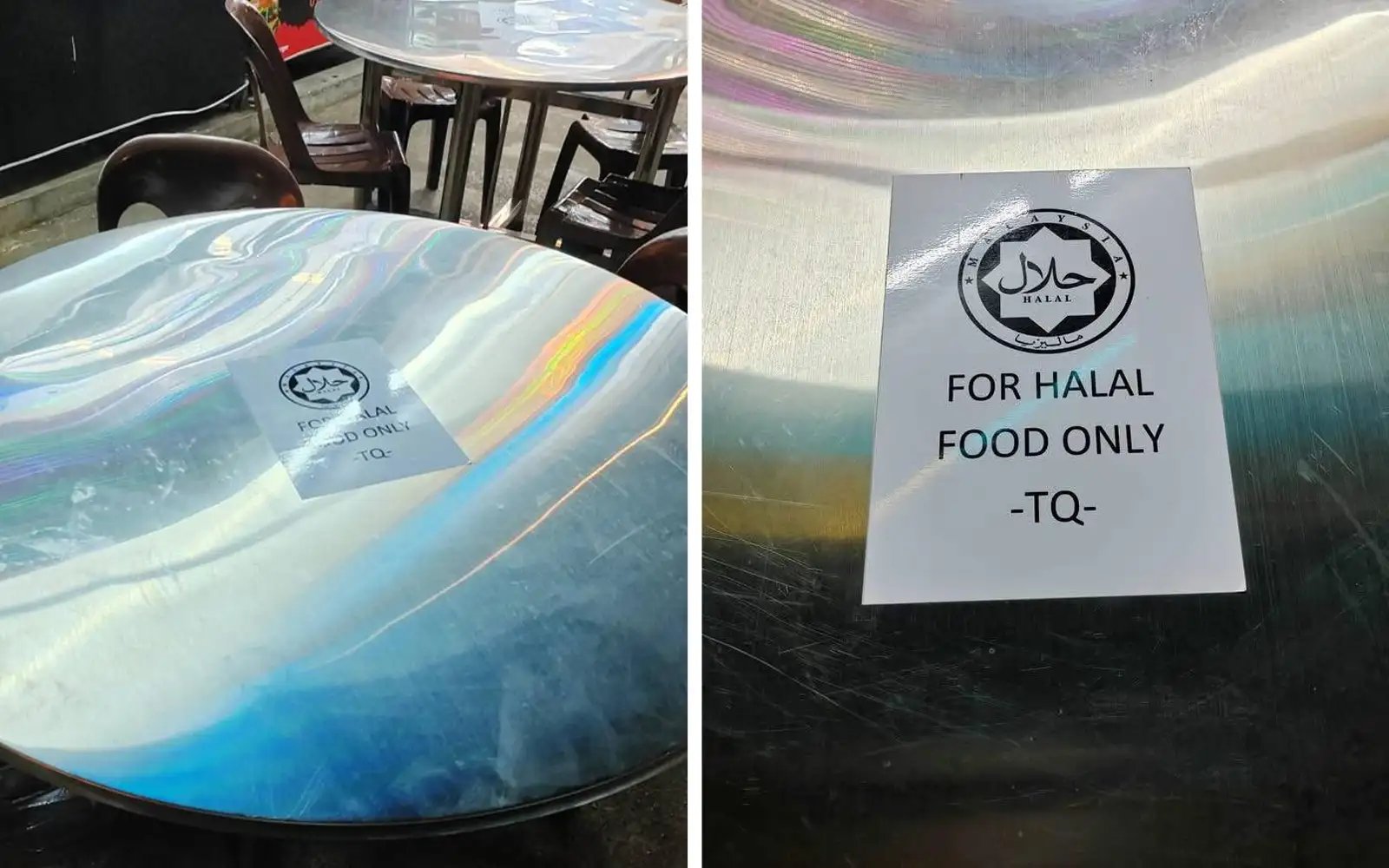 Penang coffee shop told to remove ‘halal table’ labels after uproar