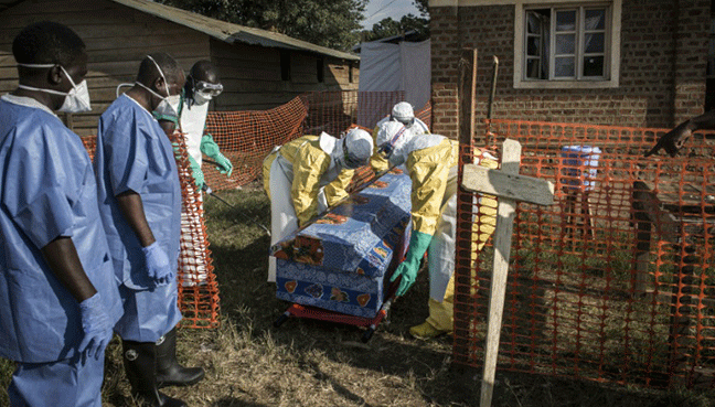 Death toll in DR Congo from Ebola outbreak now at 61